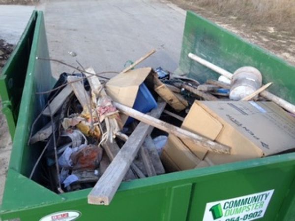 exas Hill Country dumpster